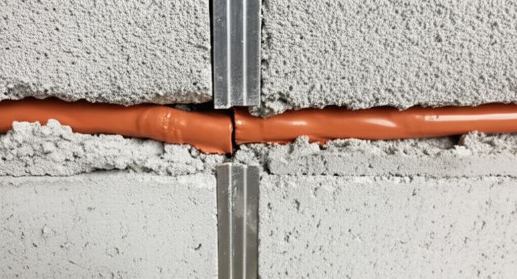 Fire Rated Linear Gap Mastic Sealing